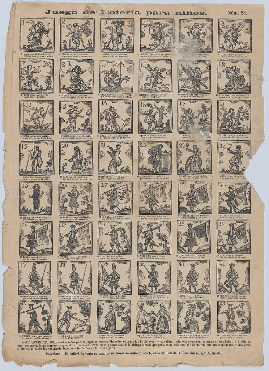 Lottery game for children — Antonio Bosch