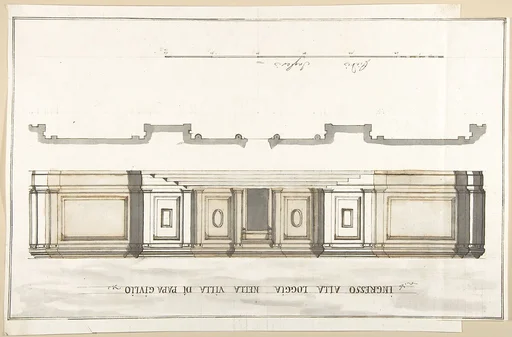 Design for the Entrance of the Loggia of the Villa of Pope Julius