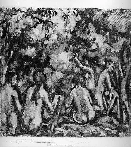 Nudes in a Forest — Preston Dickinson