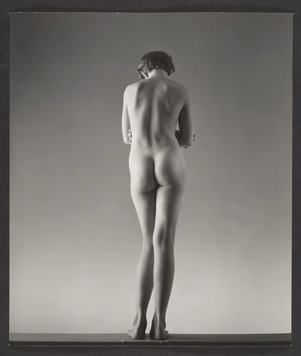 [Nude Young Girl, Standing, Possibly Elizabeth Lynes]