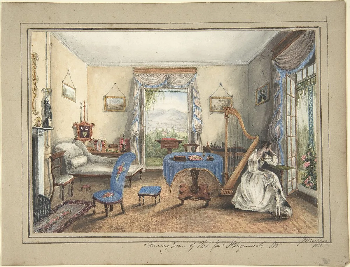 "Drawing Room of the Plas. Spa" — Julien Muère