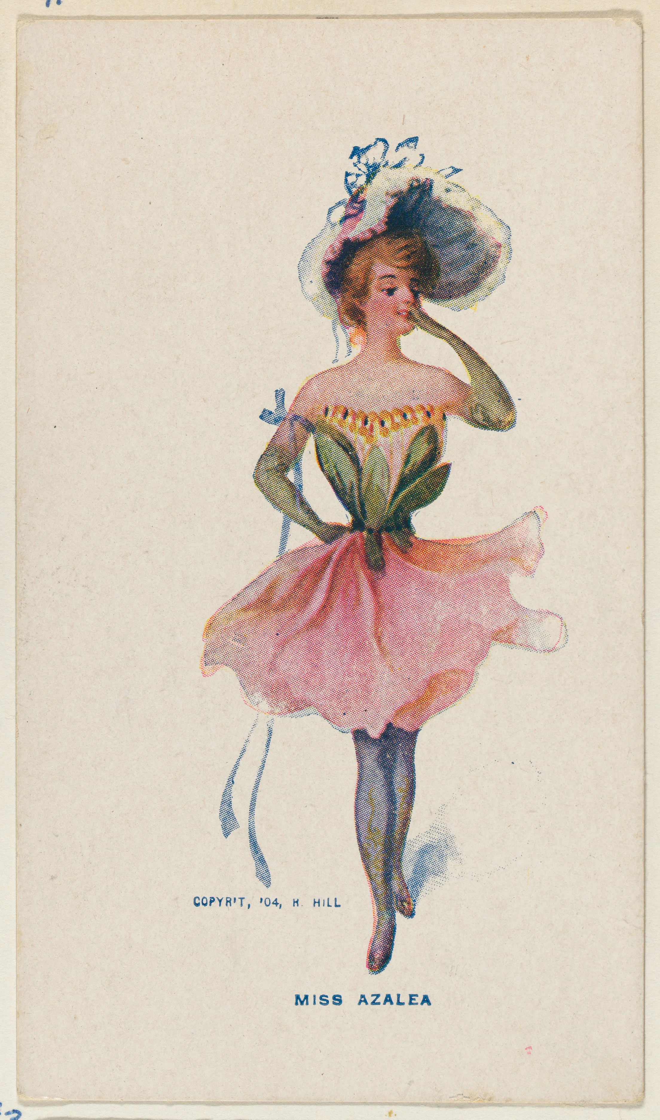 Miss Azalea, from the "Girls and Men in Costume" series (T65), issued with Golden Eagle Cigars by I. Lewis & Co. — I. Lewis & Co., Newark, New Jersey