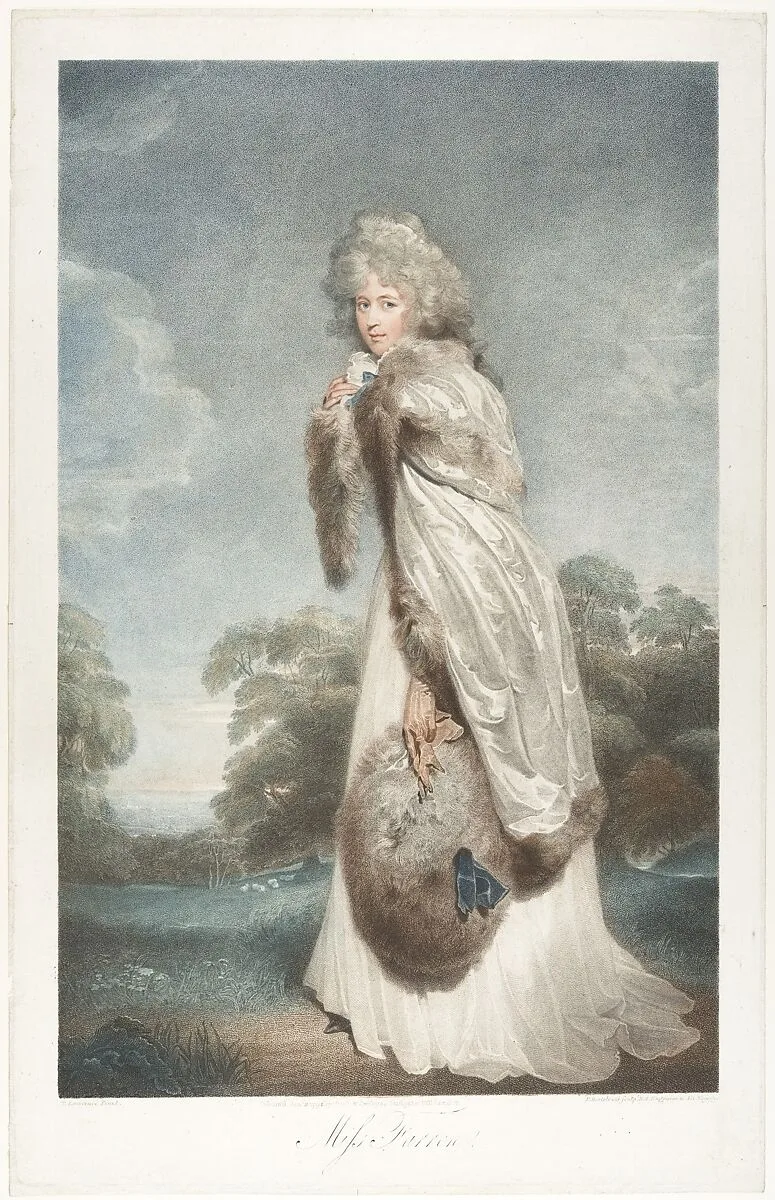 Miss Elizabeth Farren, Countess of Derby — Francesco Bartolozzi|Sir Thomas Lawrence|Elizabeth Farren, Countess of Derby