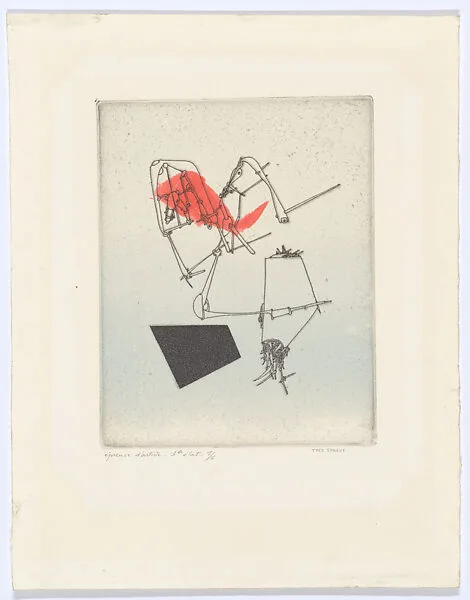 Untitled image for Le Grande Passage — Yves Tanguy|Atelier 17|Enrique Zanartu