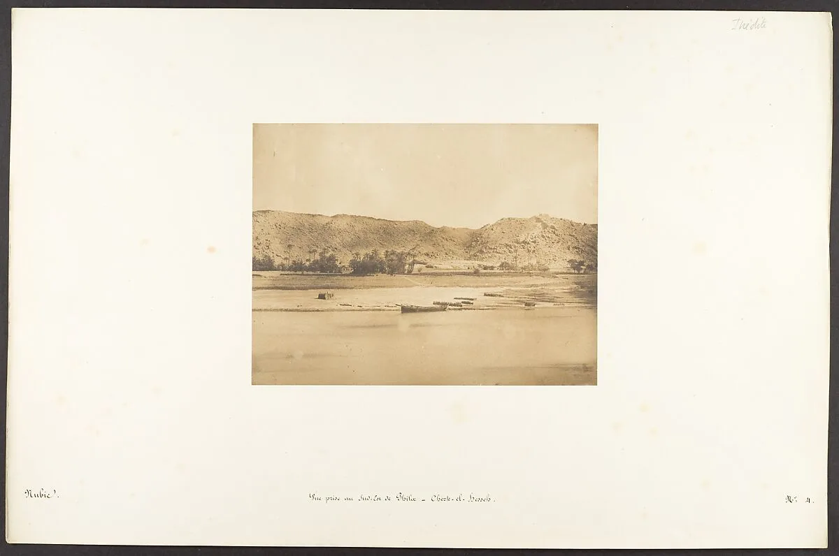 Vue prise au Sud-Est de Philae - Cherk-el-Hesseh — Maxime Du Camp