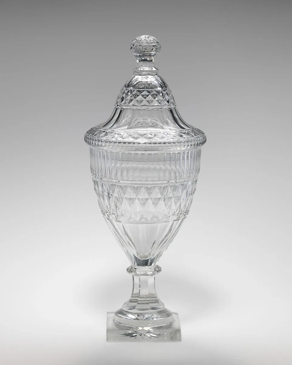 Urn with cover (one of a pair) — Unknown
