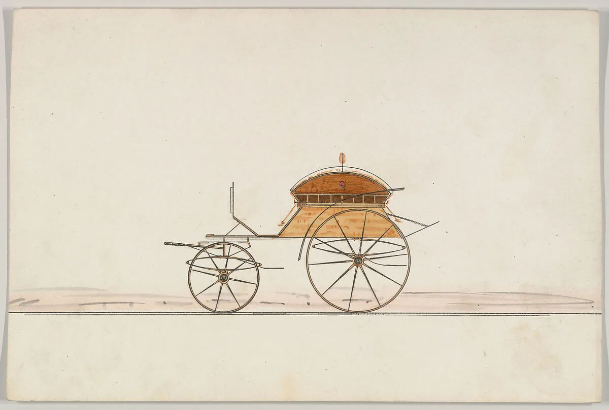 Design for Dos-à-dos Phaeton — Brewster & Co.