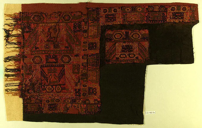 Embroidered Mantle Fragment — Unknown