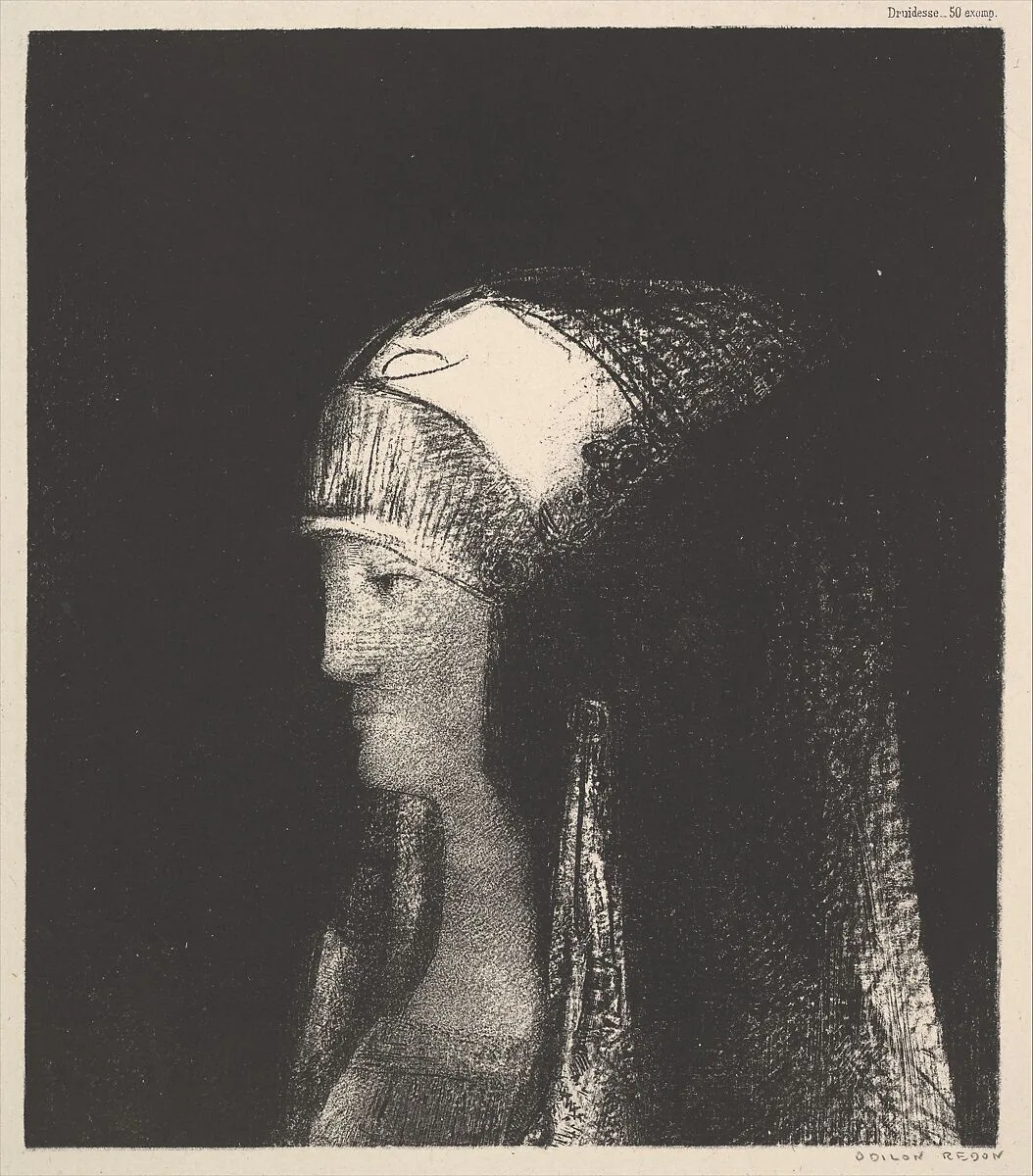 Druidesse — Odilon Redon