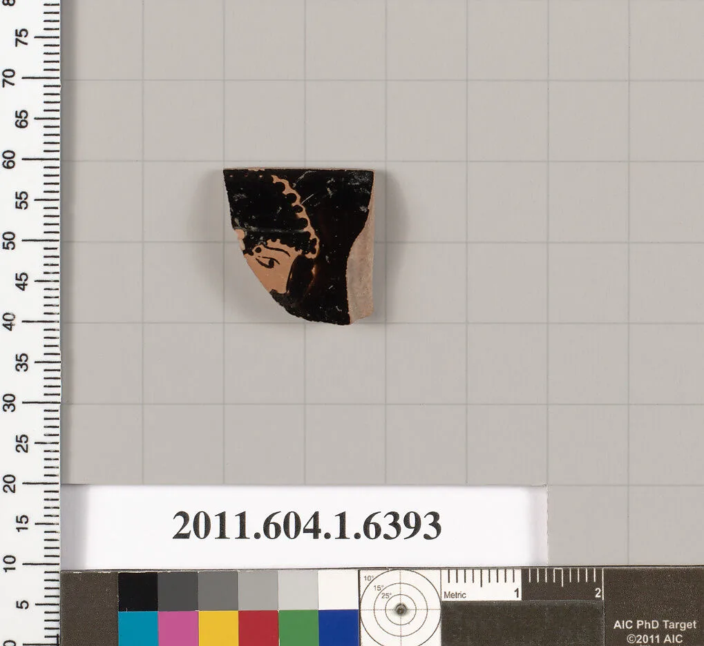 Terracotta rim fragment of a kylix (drinking cup) — Unknown