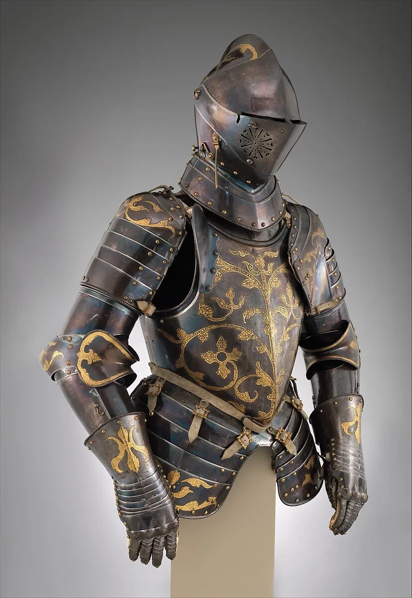 Foot-Combat Armor of Prince-Elector Christian I of Saxony (reigned 1586–91) — Anton Peffenhauser|Jörg Sorg the Younger