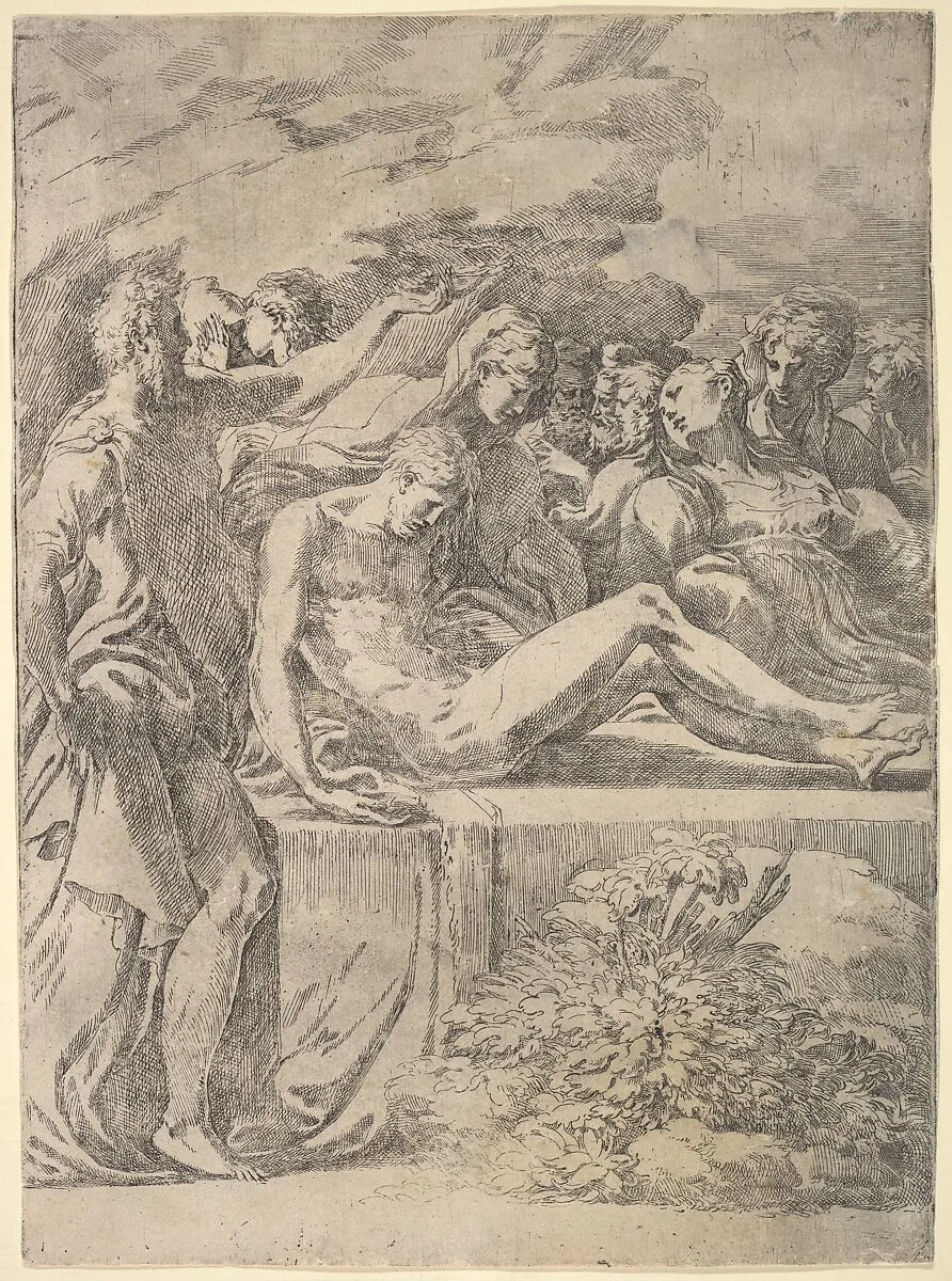 Entombment — Parmigianino (Girolamo Francesco Maria Mazzola)