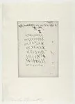 E from Sketches — Cy Twombly|Donn Steward|Universal Limited Art Editions