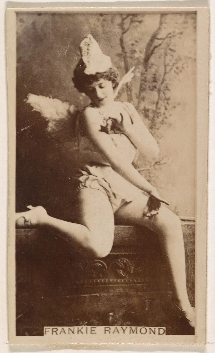 Frankie Raymond, from the Actresses series (N245) issued by Kinney Brothers to promote Sweet Caporal Cigarettes — Kinney Brothers Tobacco Company
