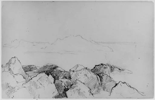 Study of Bay and Shore (from Sketchbook)