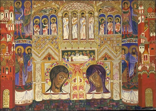 Decor for the Ballet "Liturgie" — Natalia Goncharova