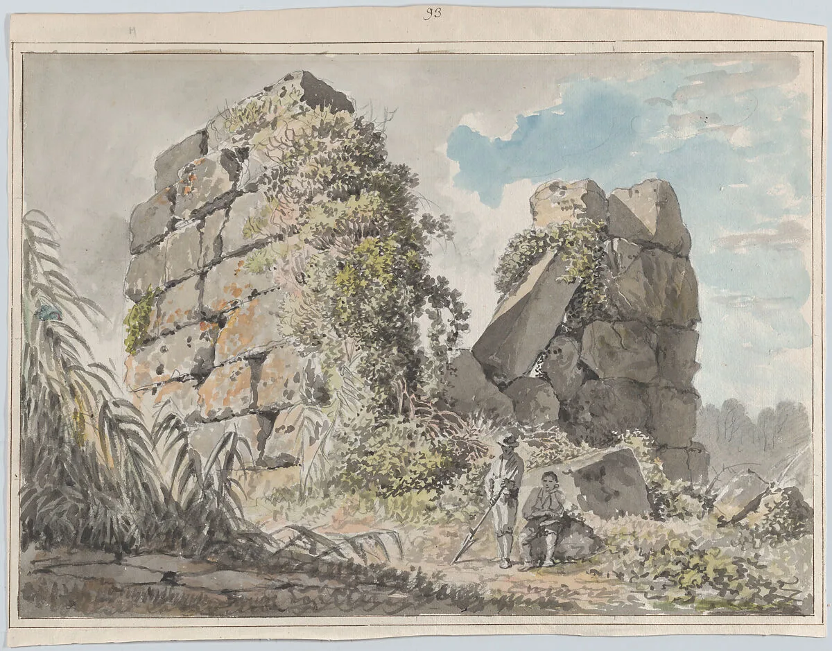 Ruins on the Right of the Via Appia — Carlo Labruzzi