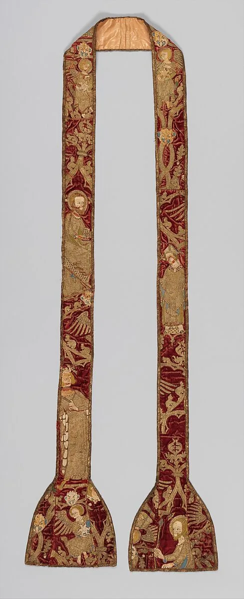 Stole with Various Saints — Unknown