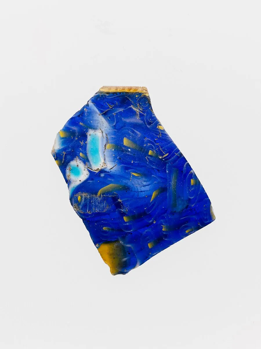 Mosaic glass bowl fragment — Unknown