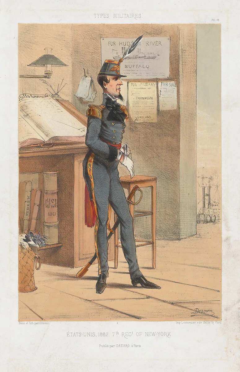 États-Unis d'Amerique 1865 - 7th Regt. of New-York — Draner|Lemercier|Daziaro
