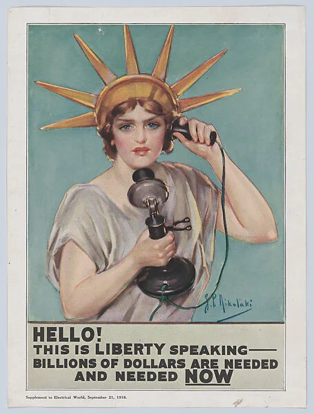 Hello! This is Liberty Speaking – Billions of Dollars Needed and Needed NOW — Z. P. Nikolaki|Electrical World