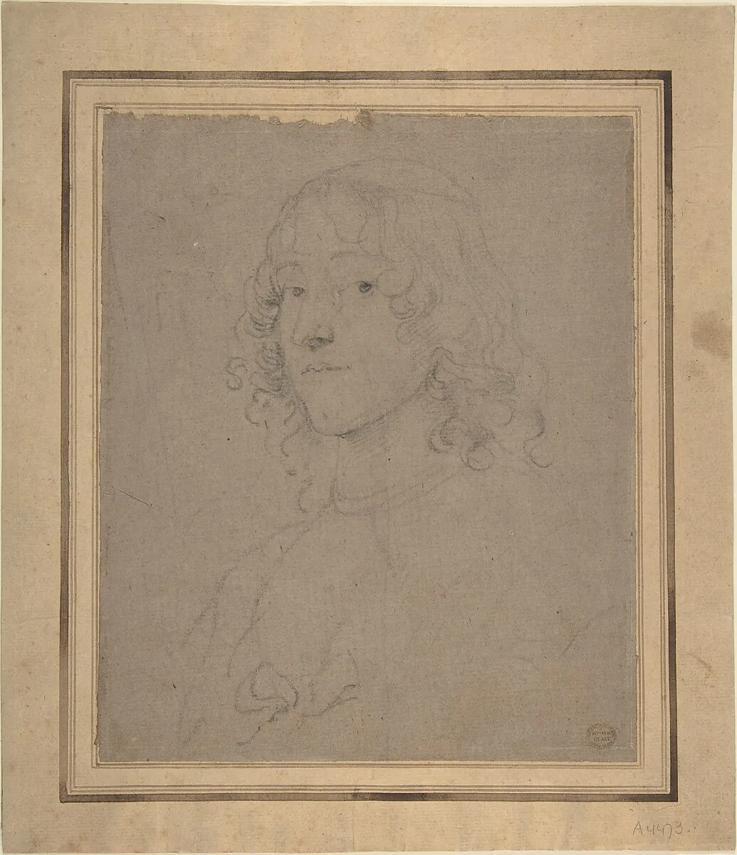 Portrait Study — Sir Peter Lely (Pieter van der Faes)|Anthony van Dyck
