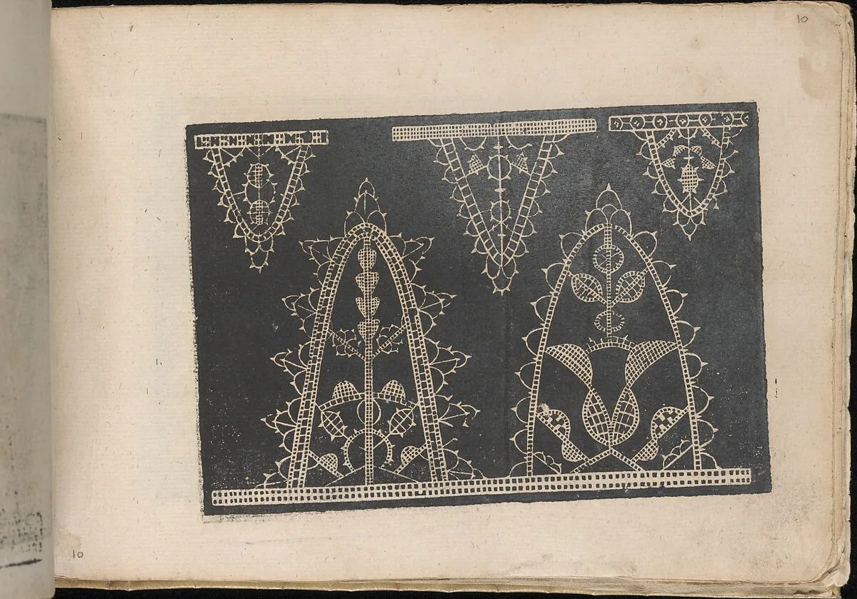 Fiori di Ricami Nuovamente Posti in Luce, page 10 (recto) — Matteo Florimi|Francesco de' Franceschi