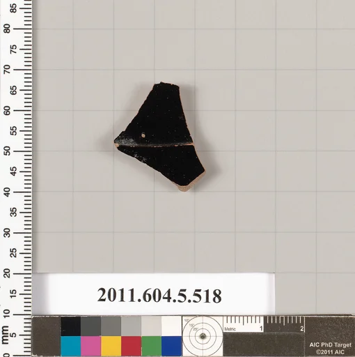 Terracotta fragment of a kylix (drinking cup)