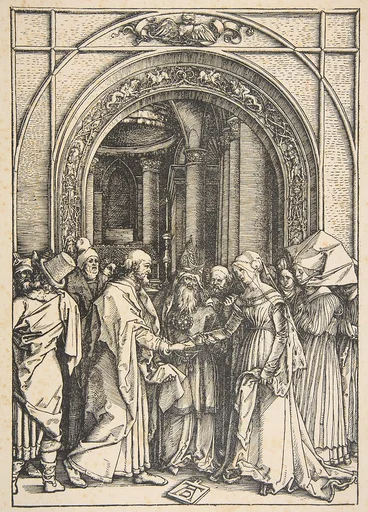 The Betrothal of the Virgin, from "The Life of the Virgin"