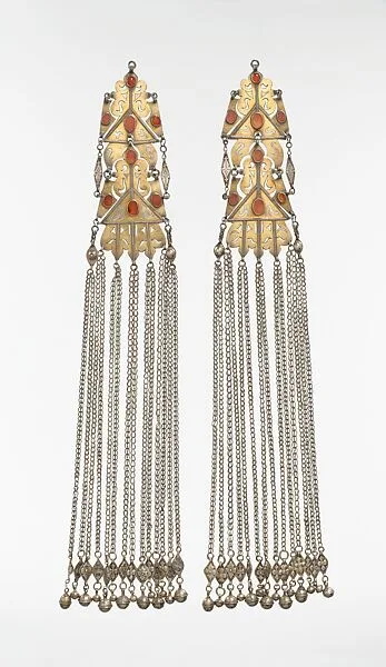 Pair of Long Temple Pendants — Unknown