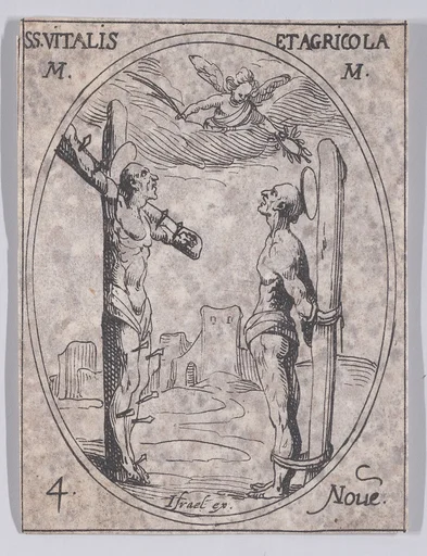 S. Vital et S. Agricole (St. Vitalis and St. Agricola), November 4th, from "Les Images De Tous Les Saincts et Saintes de L'Année" (Images of All of the Saints and Religious Events of the Year)