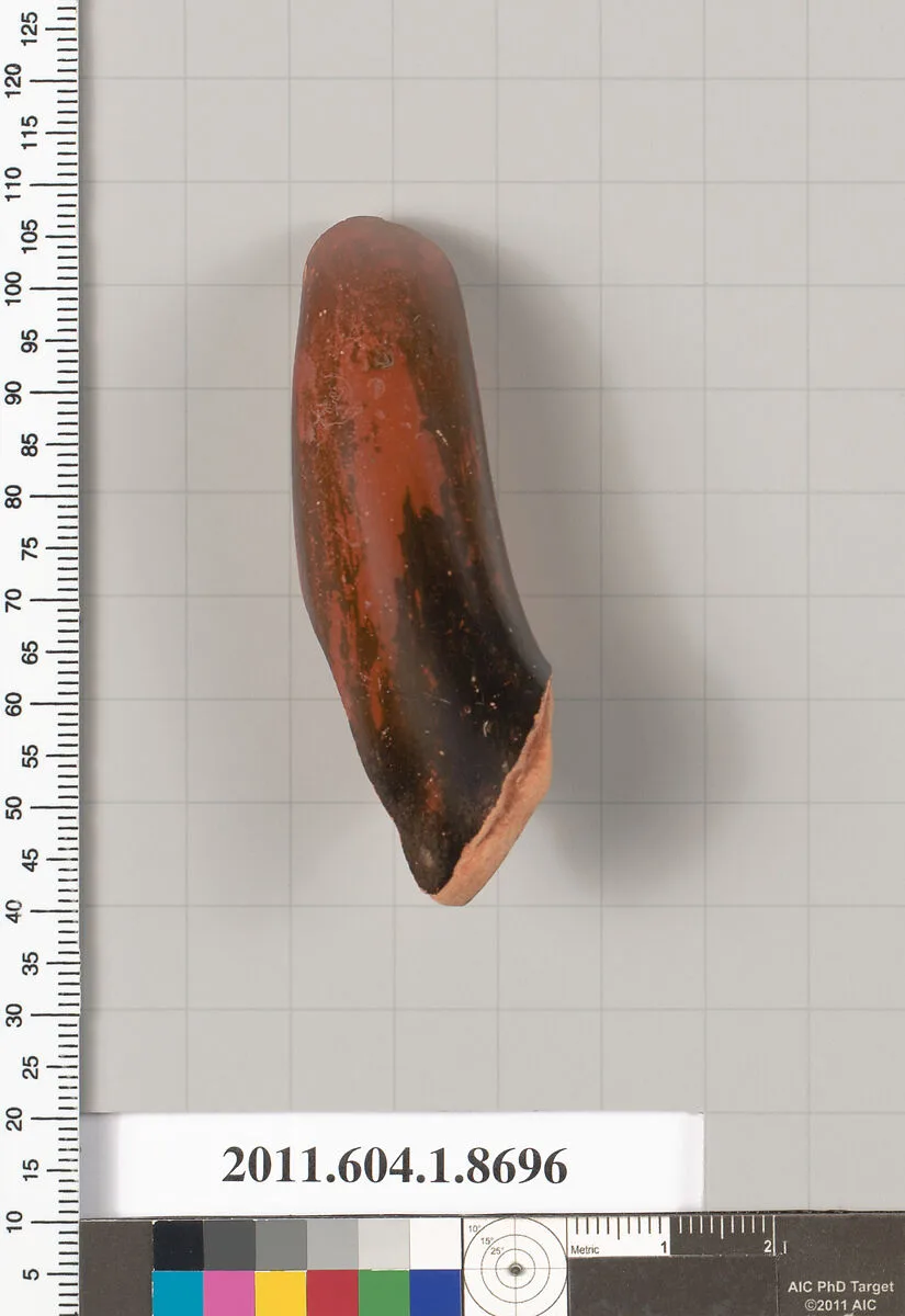 Terracotta fragment of a stemless kylix (drinking cup) — Unknown