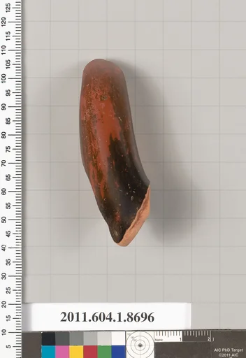 Terracotta fragment of a stemless kylix (drinking cup)