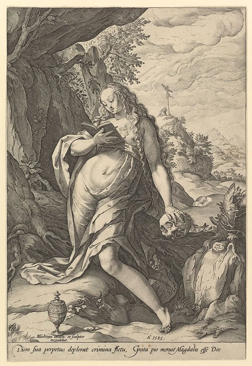 Saint Mary Magdalen Penitent — Hendrick Goltzius