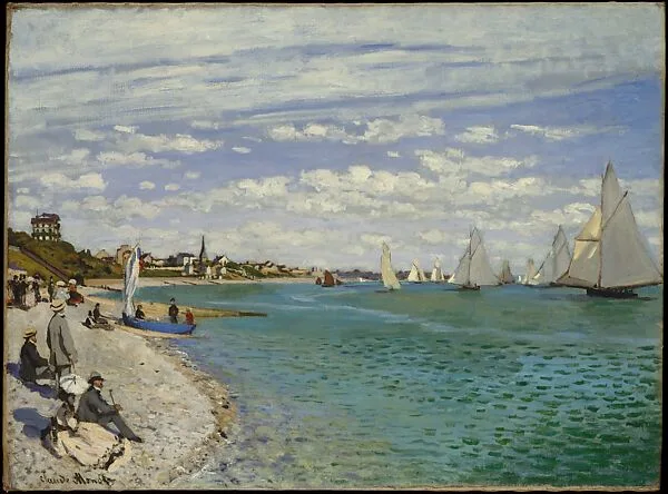 Regatta at Sainte-Adresse — Claude Monet