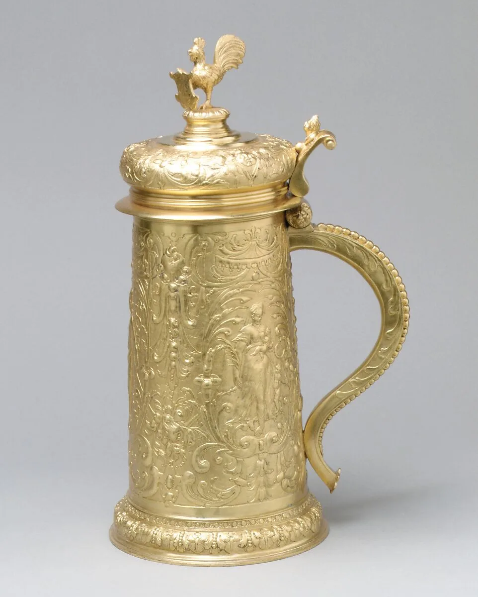 Tankard with cover — Unknown
