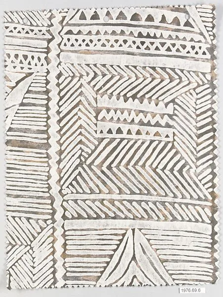 "Mayan" Textile sample — Fortuny