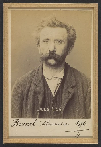 Brunel. Alexandre. 50 ans, né le 25/12/43 à Renaix (Belgique). Menuisier. Anarchiste. 3/7/94.