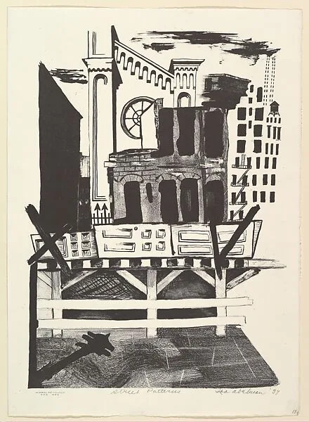 Street Patterns — Ida York Abelman|WPA