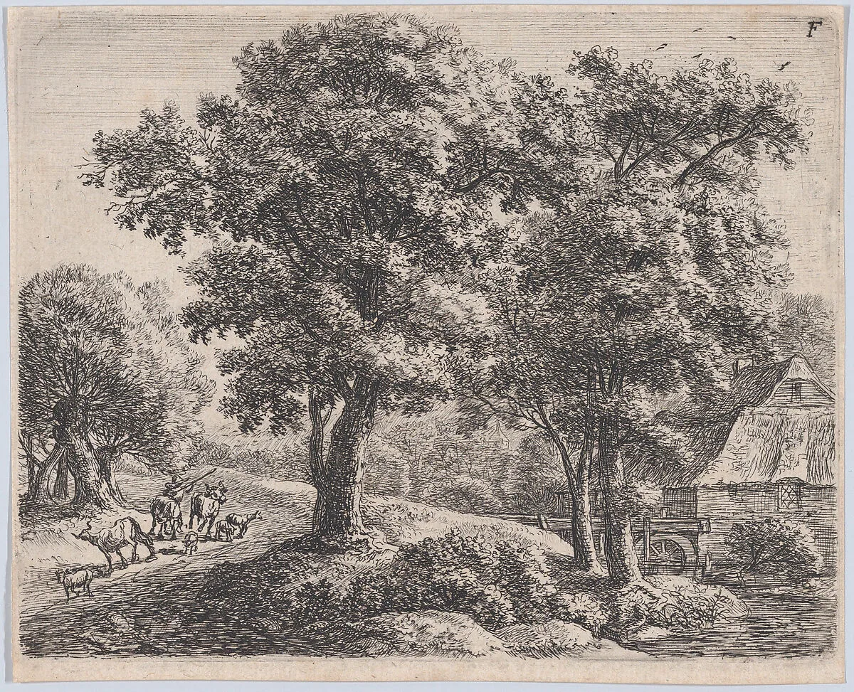 The Herdsman and the Mill — Anthonie Waterloo