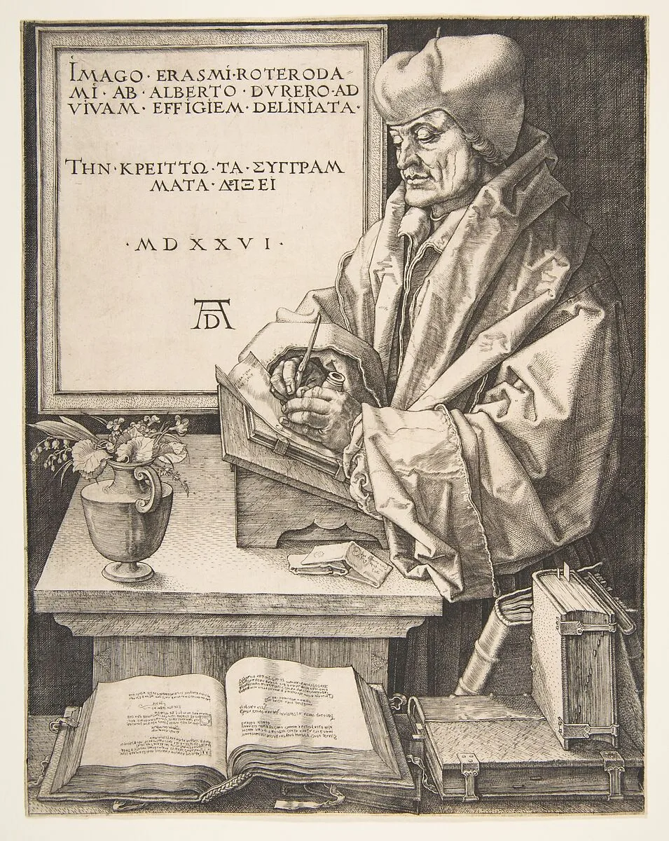 Erasmus of Rotterdam — Albrecht Dürer