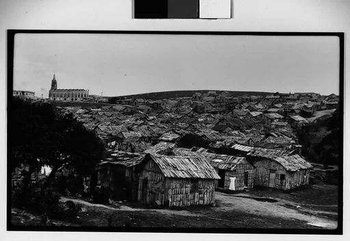 [Shanties with Church in Distance, Outskirts of Havana]