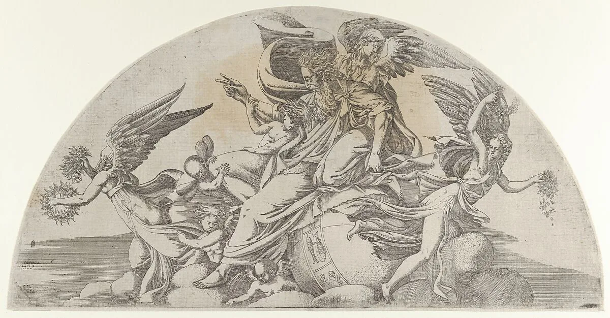 God Seated on the World — Antonio Fantuzzi