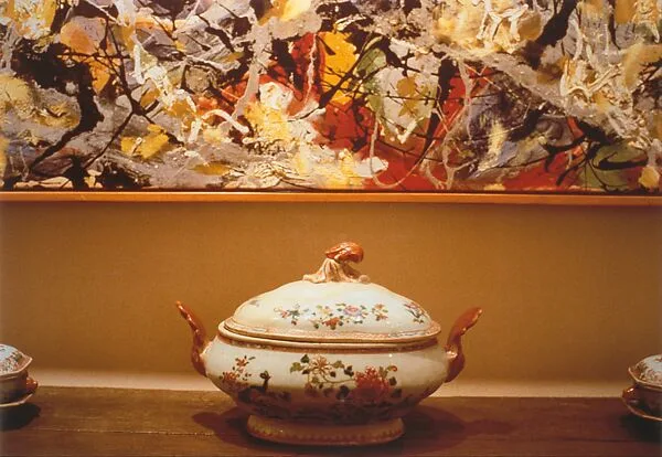 Pollock and Tureen, Arranged by Mr. and Mrs. Burton Tremaine, Connecticut — Louise Lawler