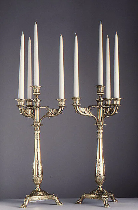 Candelabrum (one of a pair) — Martin-Guillaume Biennais|Charles Percier|Pierre François Léonard Fontaine