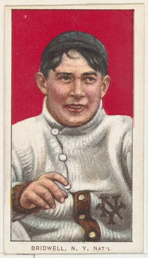 Bridwell, New York, National League, from the White Border series (T206) for the American Tobacco Company