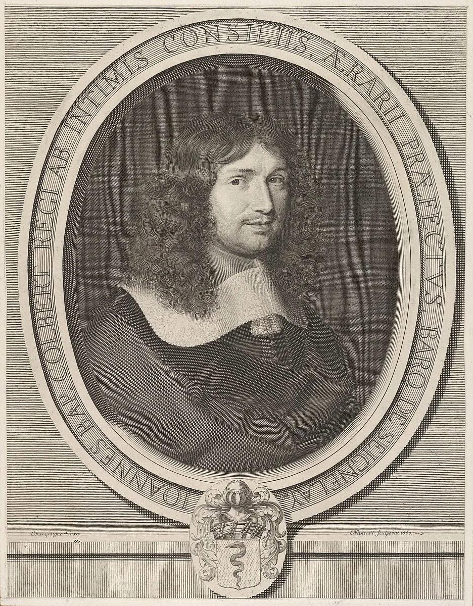 Jean-Baptiste Colbert — Robert Nanteuil|Philippe de Champaigne
