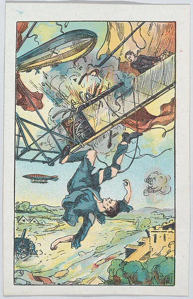 Drama in the air, from 'Europe During the War' — Anonymous, 20th century