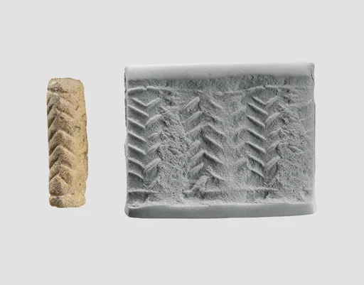Cylinder seal with geometric design