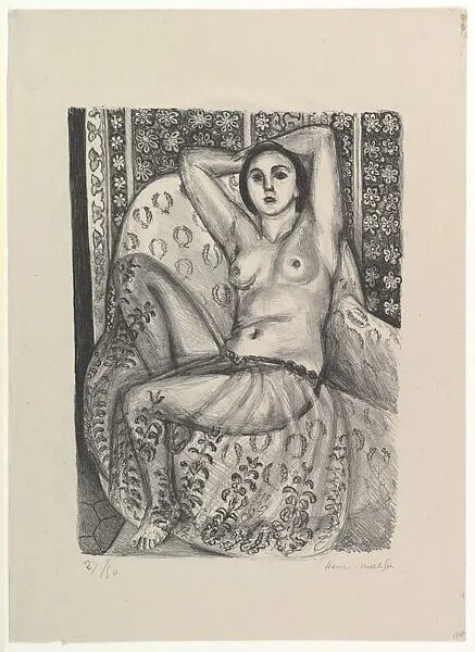Seated Odalisque with a Tulle Skirt — Henri Matisse
